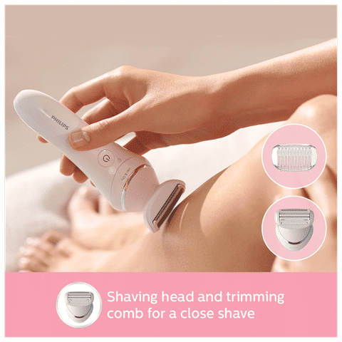 Epilator for legs and arms clearance